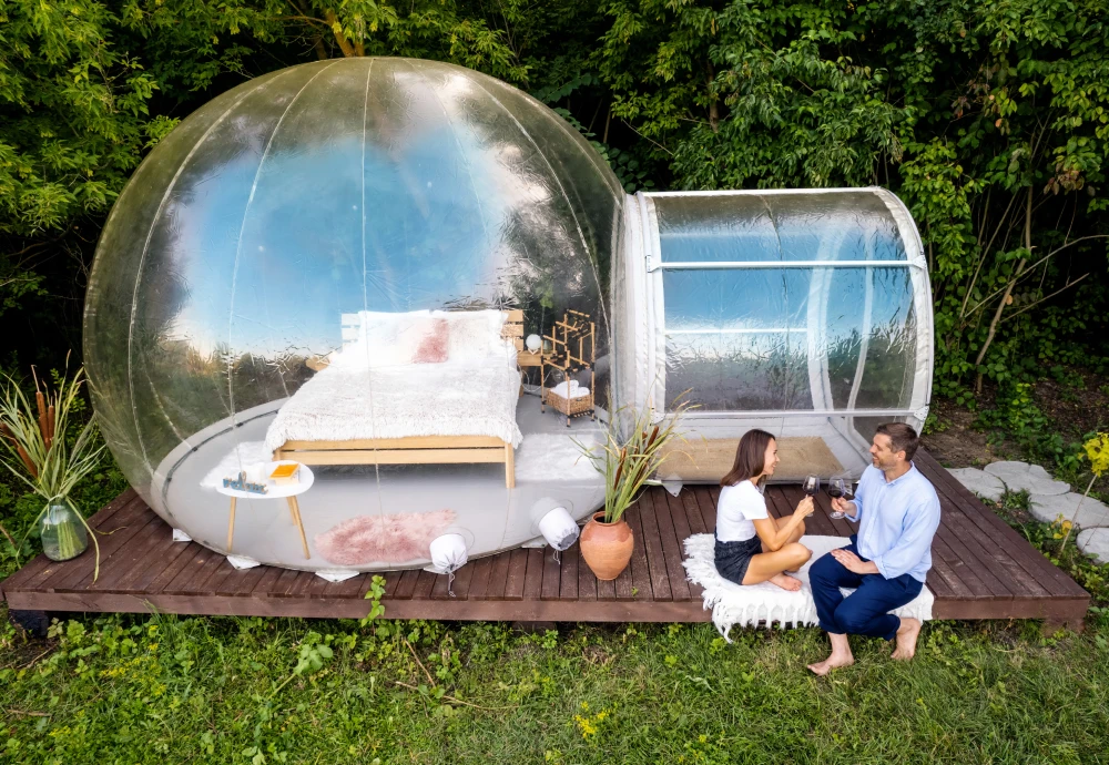 night sky bubble tent