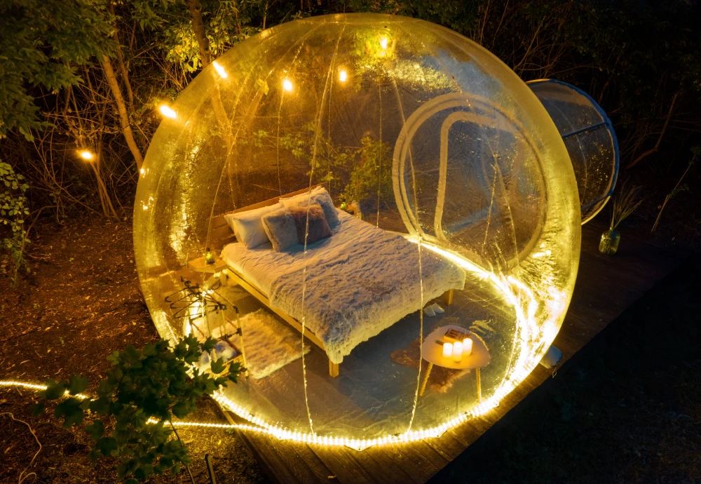 The allure of nature has always drawn us to explore, adventure, and even dream under the stars. Now imagine doing all this while ensconced your own private sanctuary – a high quality inflatable clear bubble tent that offers an unparalleled view of your surroundings!